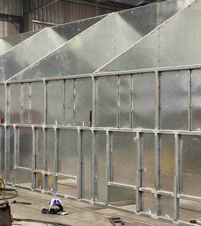 Welded steel industrial equipment